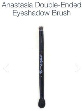 Anastasia Beverly Hills DELUXE ultra soft Dual-Ended Eyeshadow Makeup Brush glam